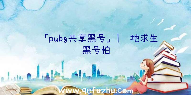 「pubg共享黑号」|绝地求生黑号怕